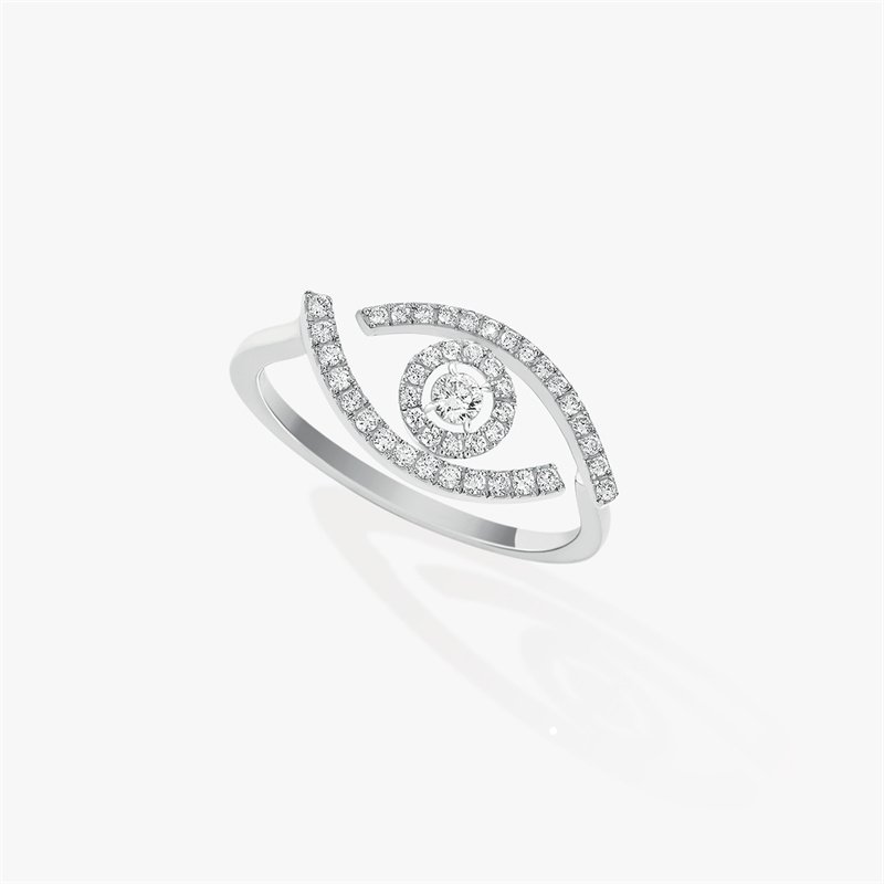 MESSIKA Lucky Eyes Rings S925 Sterling Silver With Diamonds