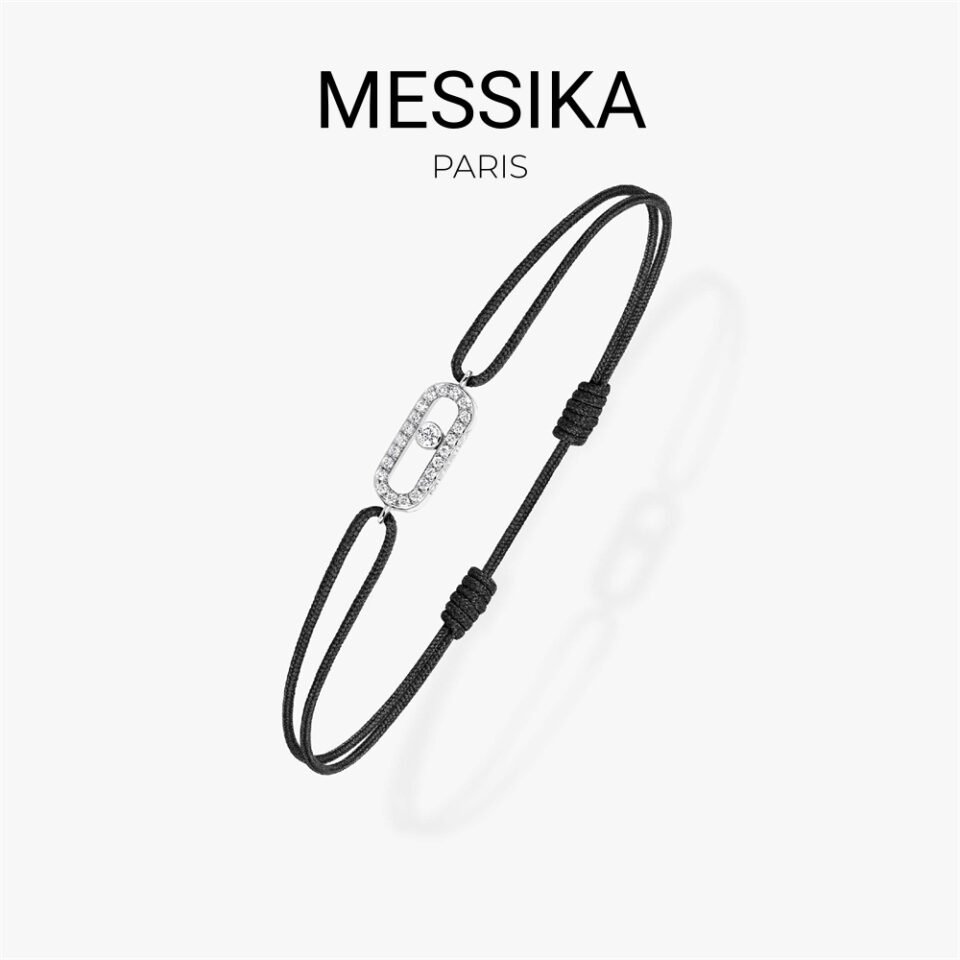 MESSIKA MOVE Series Rope Bracelet With Black