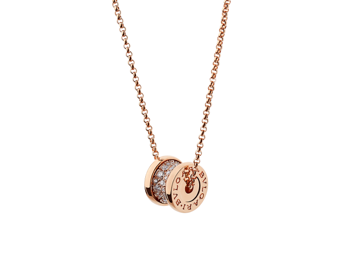 BVLGARI B. Zero1 Series Necklaces With Rose Gold
