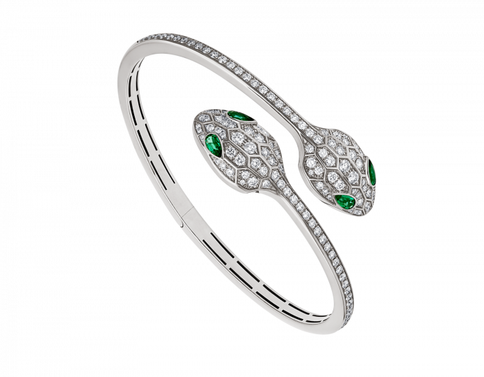 BVLGARI Serpenti Seduttori Bangles Luxury Diamond S925 Sterling Silver