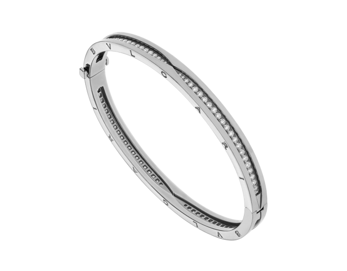 BVLGARI B.zero1 Series Bangles S925 sterling silver With Diamond