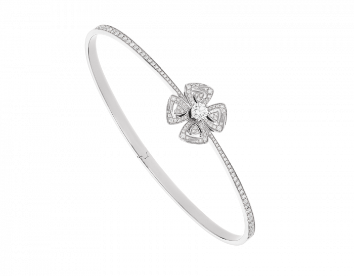 BVLGARI Fiorever Series Bracelets Full Diamond S925 Sterling Silver