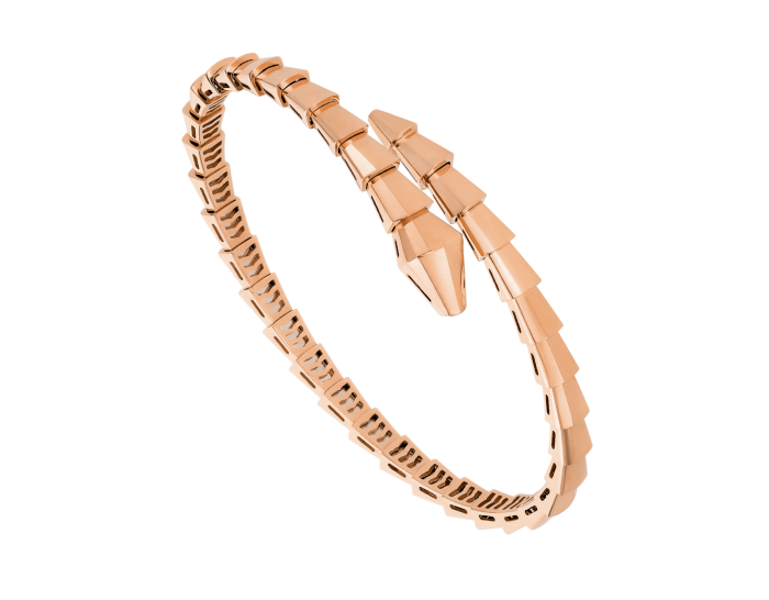BVLGARI Serpenti Viper Bangles With Rose Gold