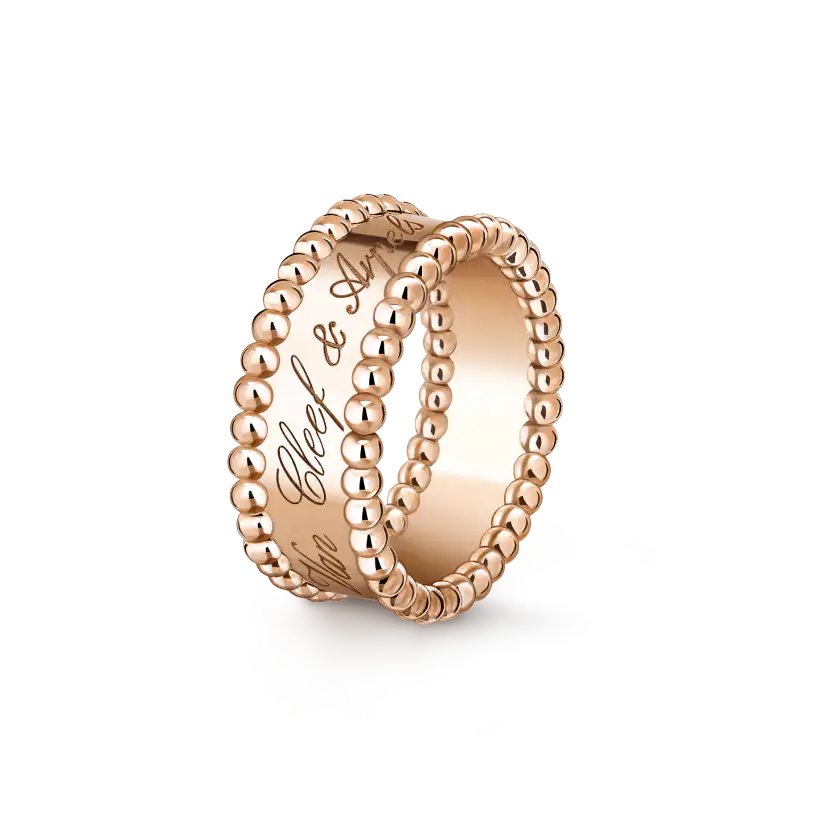 Van Cleef&Arpels Perl é e Signature Ring Rose Gold