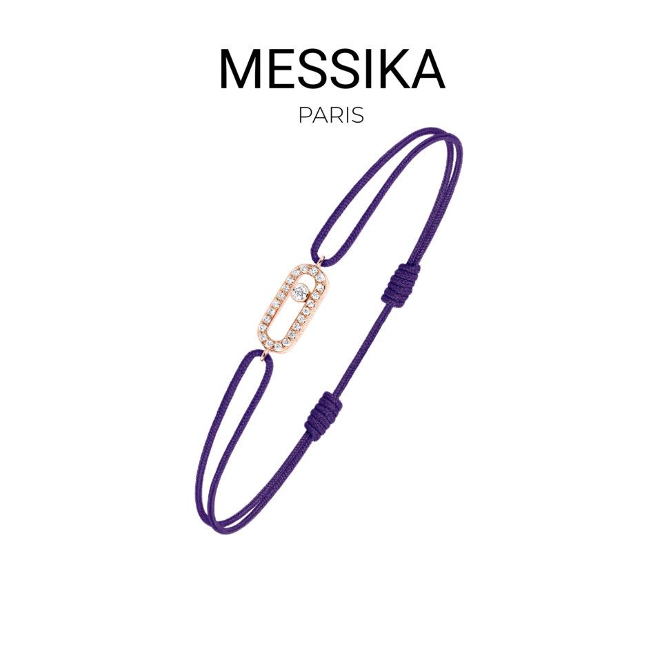 MESSIKA Move Series Rope Bracelet With Purple