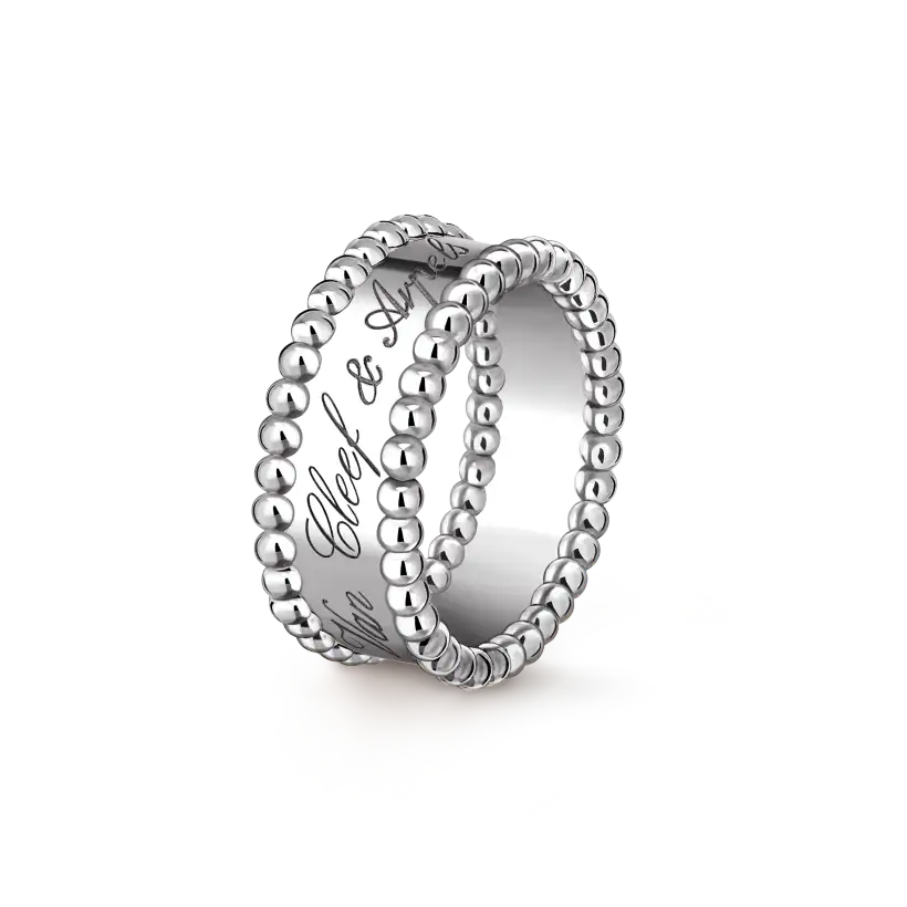 Van Cleef&Arpels Perl é e signature ring, pure silver S25