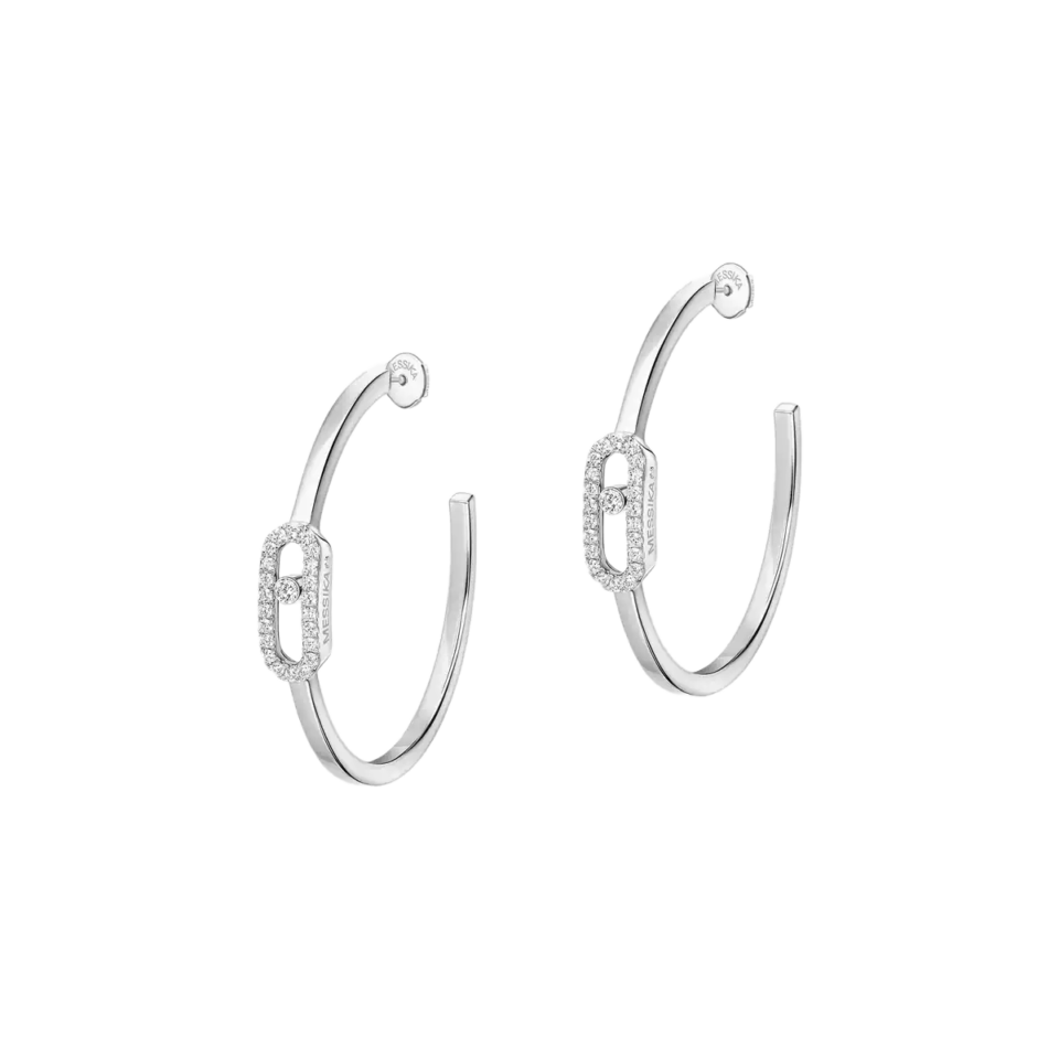 Messika Move Uno Circle Earrings With 925 Sterling Silver