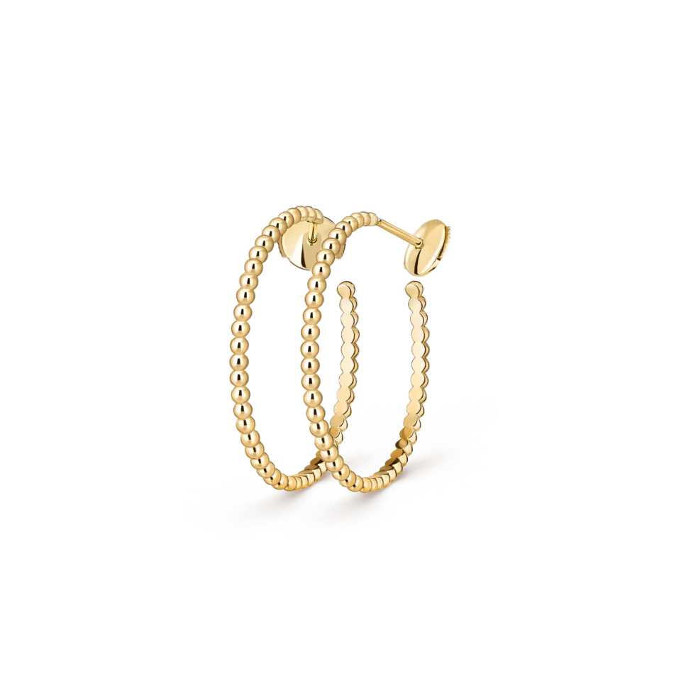 Van Cleef&Arpels Perl é e pearls of gold circular earrings in gold