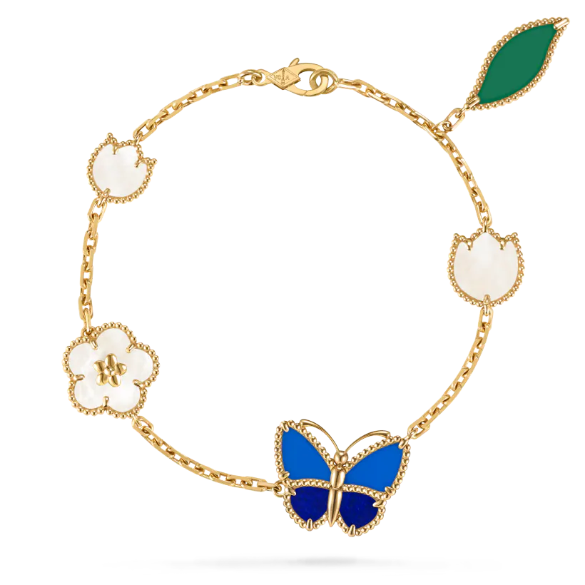 Van Cleef&Arpels Lucky Spring Butterfly bracelet, 5 themed patterns