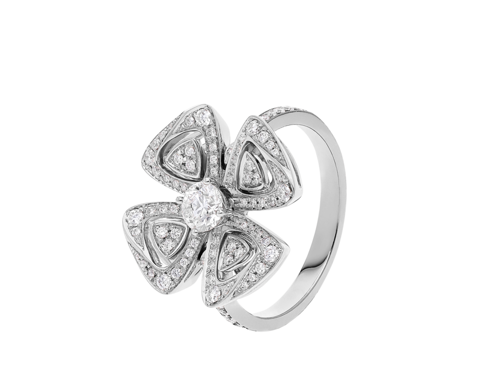 BVLGARI Fiorever Series Rings With Silver