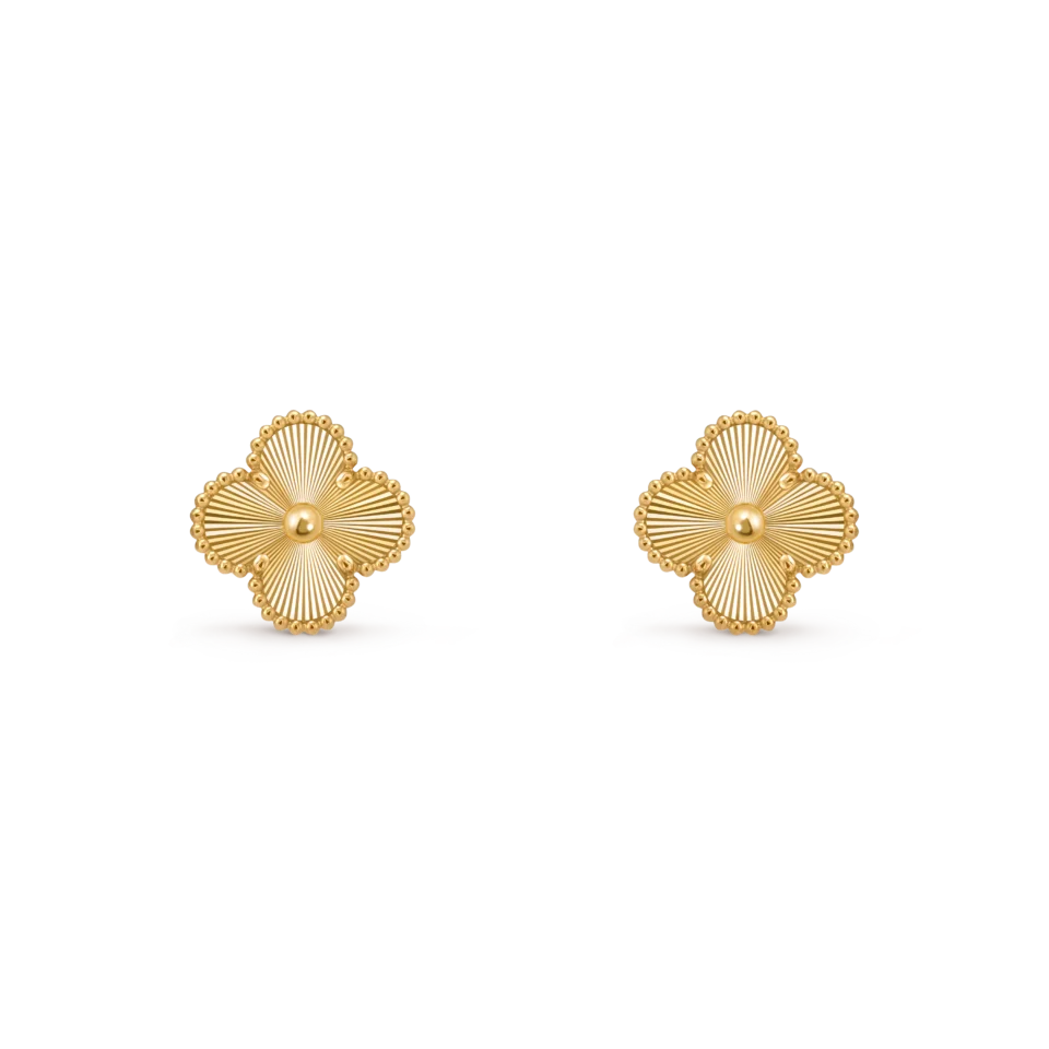 Van Cleef&Arpels Vintage Alhambra Earrings in Gold