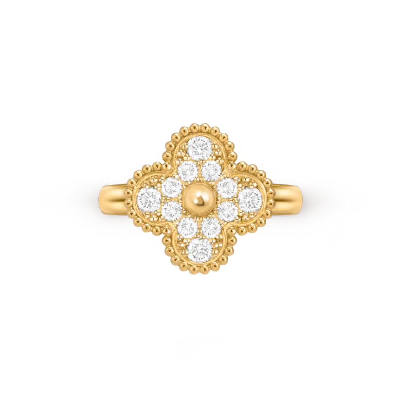 Van Cleef&Arpels Vintage Alhambra Ring in Gold
