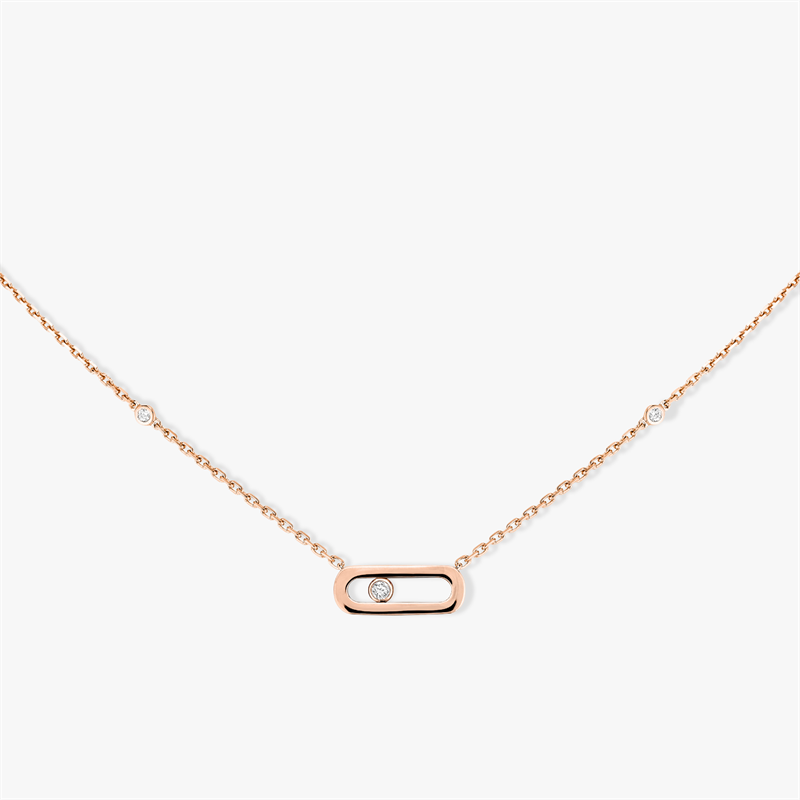 MESSIKA Move Uno Necklaces With Rose Gold