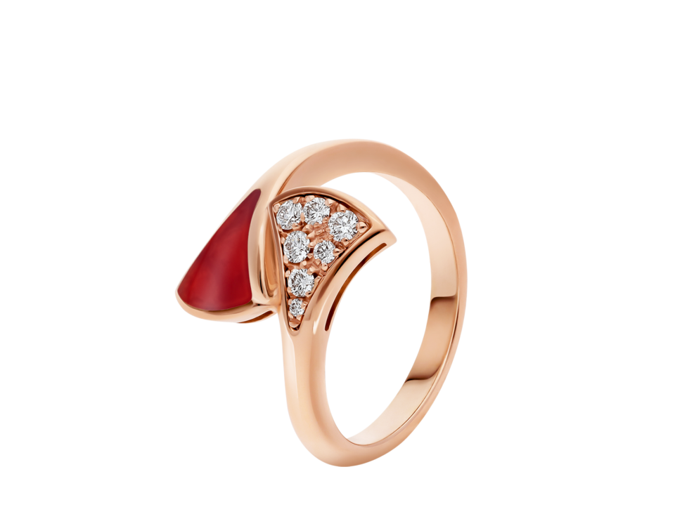 BVLGARI Divas' Dream Series Rings with Red