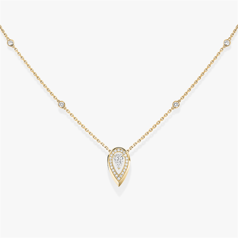 MESSIKA Fiery Series Necklaces Inlaid Diamond Jewelry With Gold