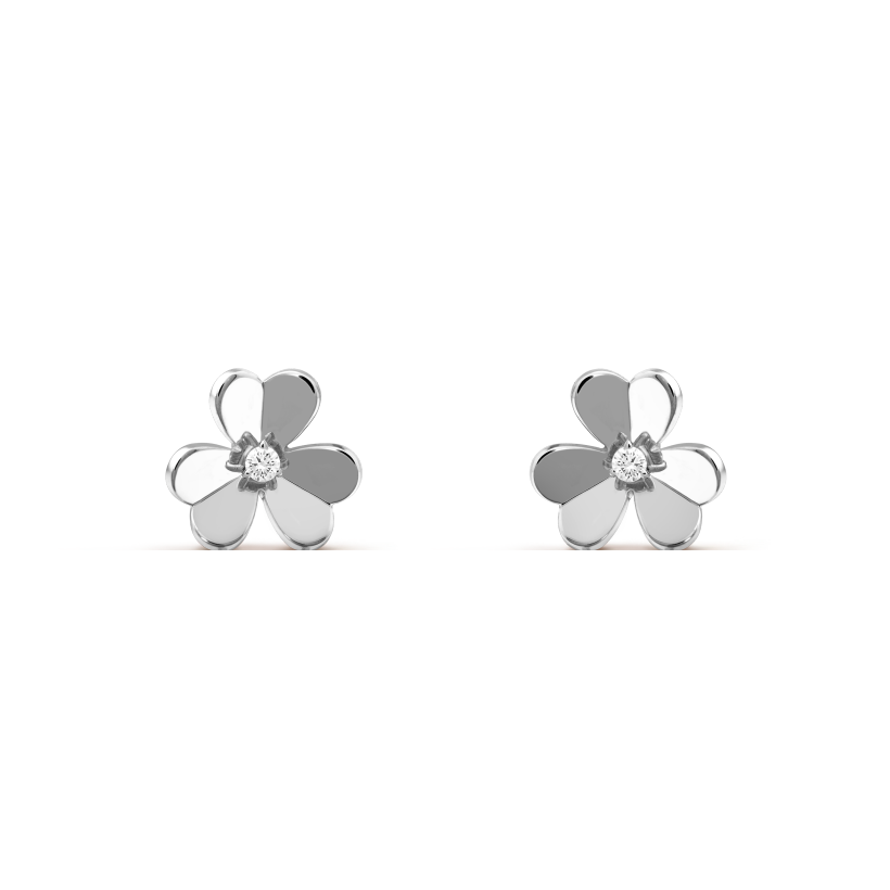 Van Cleef&Arpels Frivole series earrings made of pure silver S925