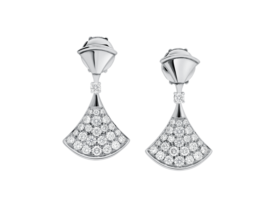Bvlgari Divas' Dream series earrings S925 sterling silver With Diamond