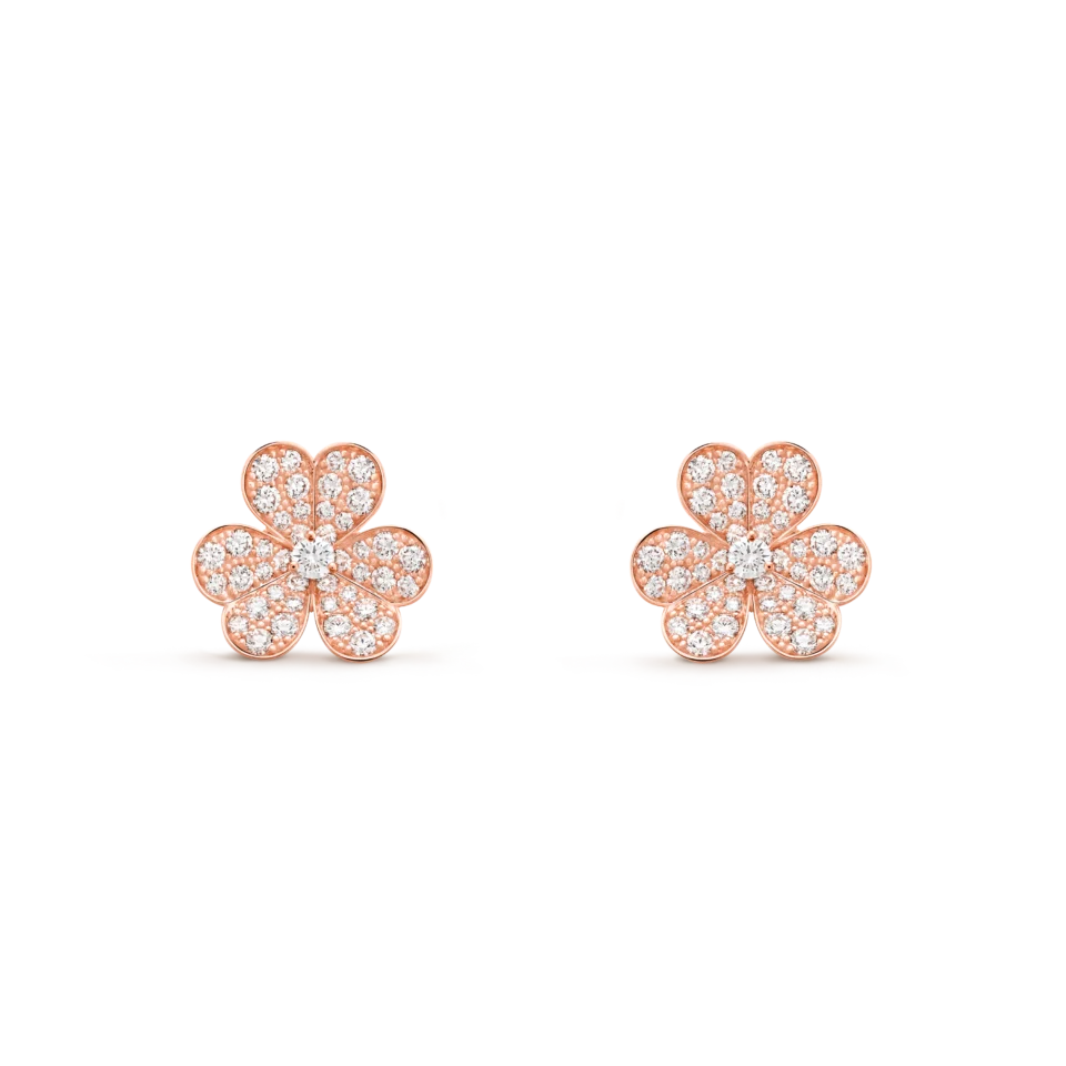 Van Cleef&Arpels Frivole Earrings Rose Gold