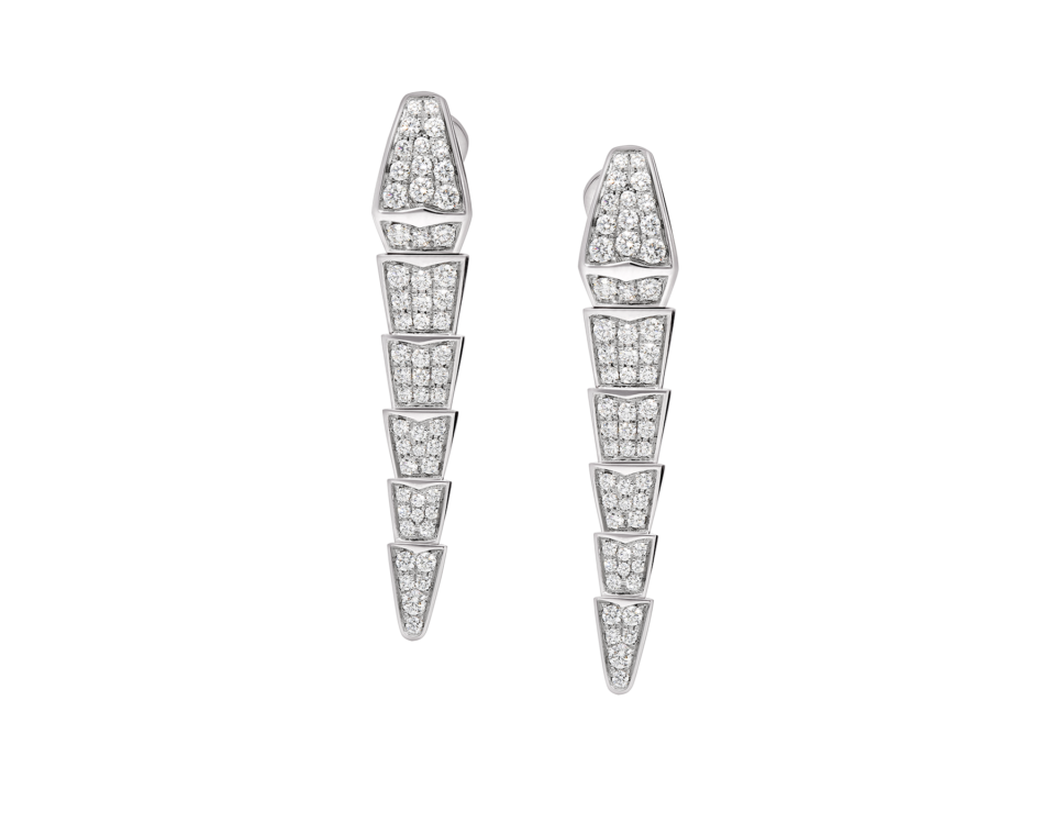 BVLGARI Serpenti Viper series earrings S925 Sterling Silver