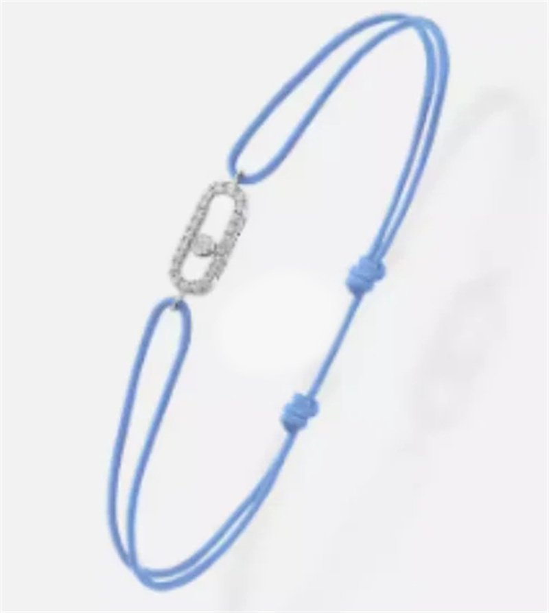 MESSIKA Move Series Rope Bracelet With Blue