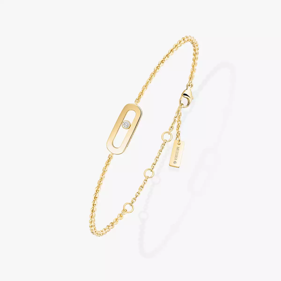 MESSIKA Move Uno Moving Diamond Bracelets With Gold