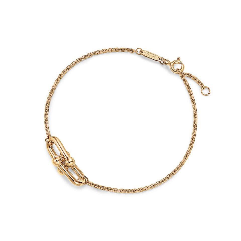 Tiffany HardWear Double Chain Bracelets 18K Gold