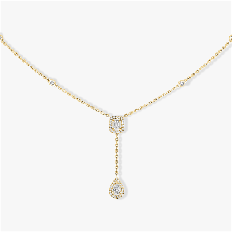MESSIKA My Twin Tie Style Necklaces With Gold