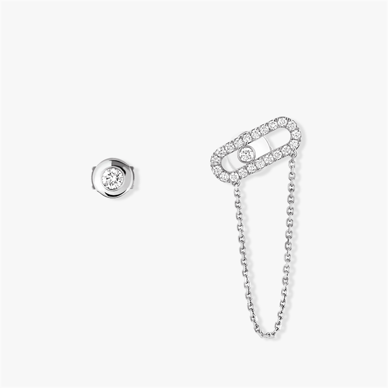 Messika Move Uno Ear Chain and Earrings With 925 Sterling Silver