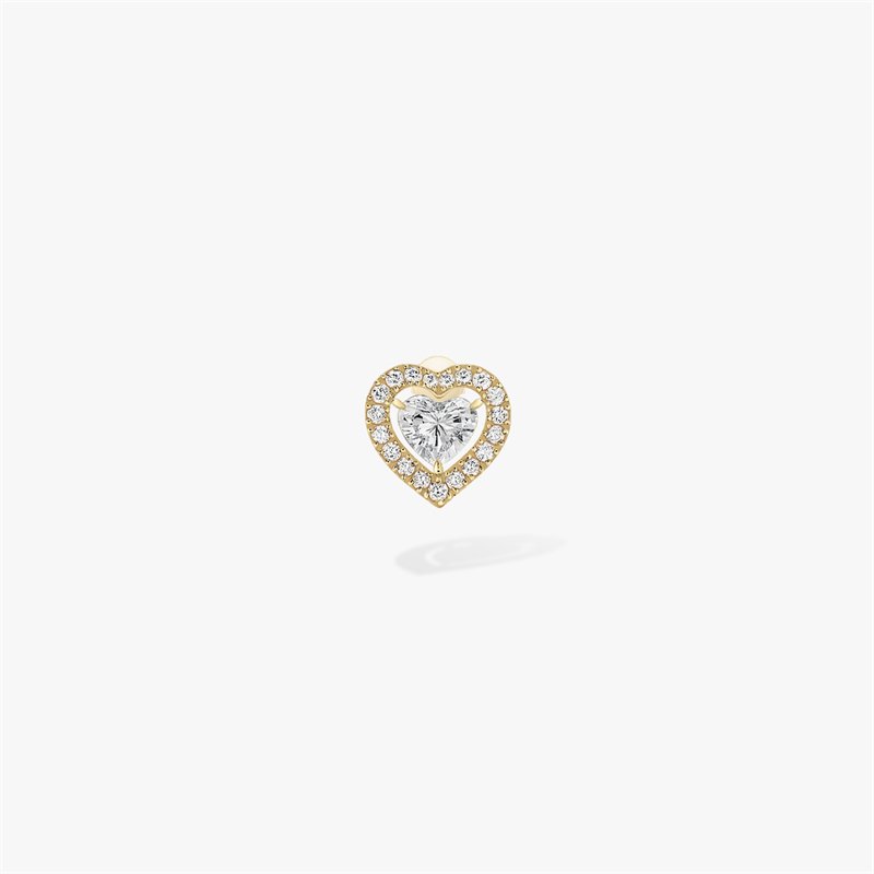 Messika Joy Heart Shaped Earrings With Gold
