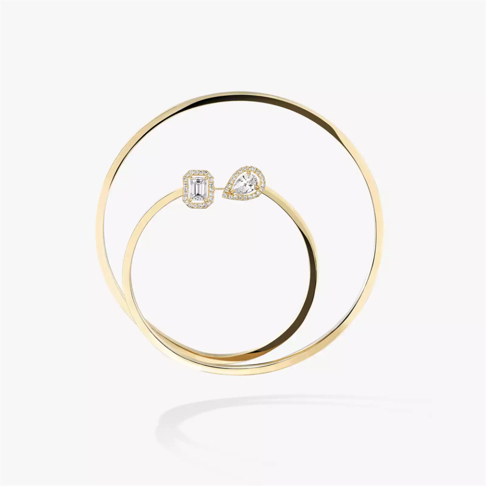 Messika Spiral Earrings With Gold