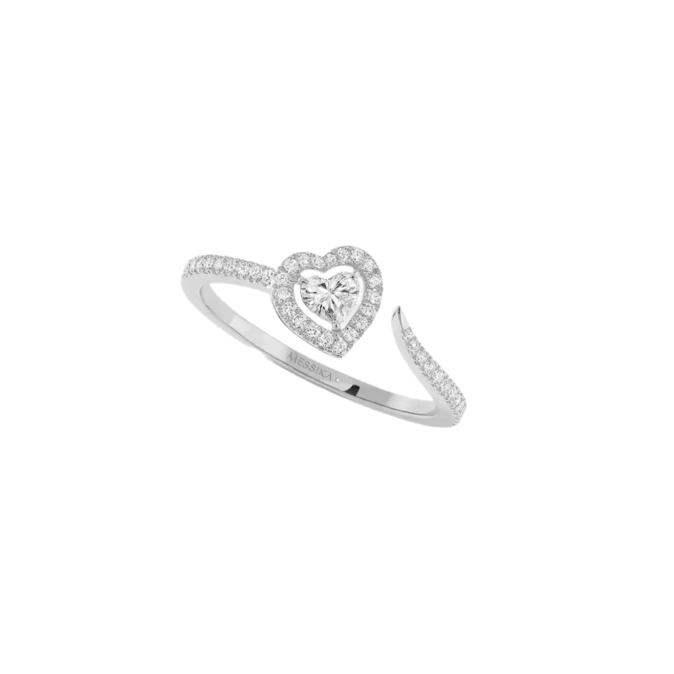 MESSIKA Joy Cœur With Diamond Rings Heart-Shaped With 925 Sterling Silver