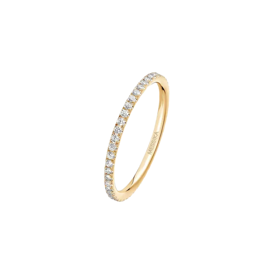 MESSIKA Gatsby's Wedding Rings With Gold