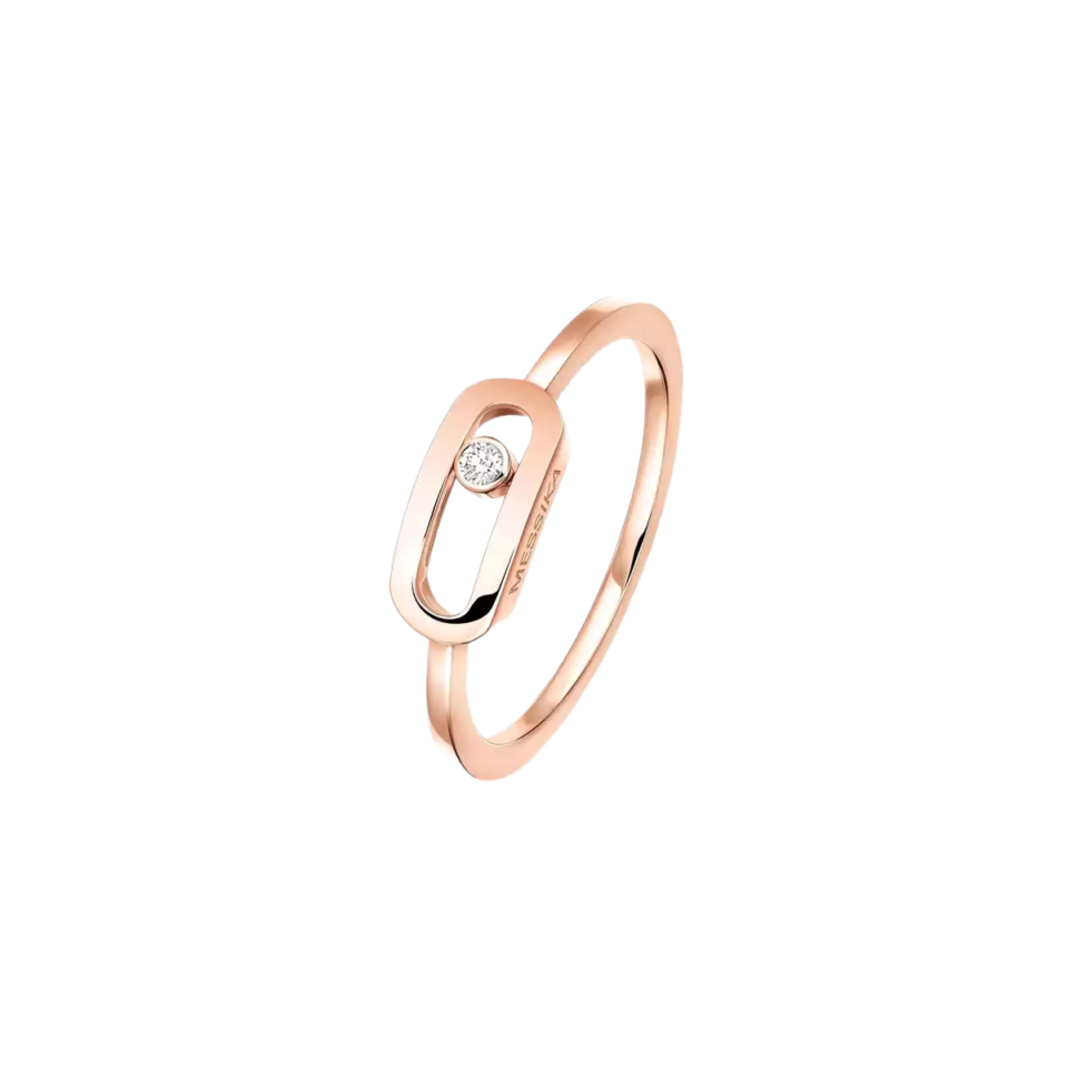 MESSIKA Move Uno Rings With Rose Gold