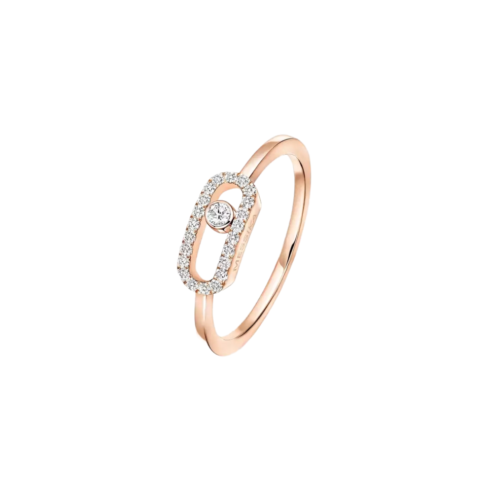 MESSIKA Move Uno Series Rings With Rose Gold
