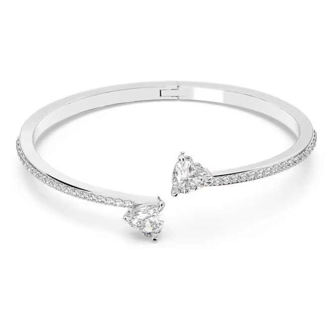 Swarovski Mesmera bracelet heart-shaped, white, pure silver S925