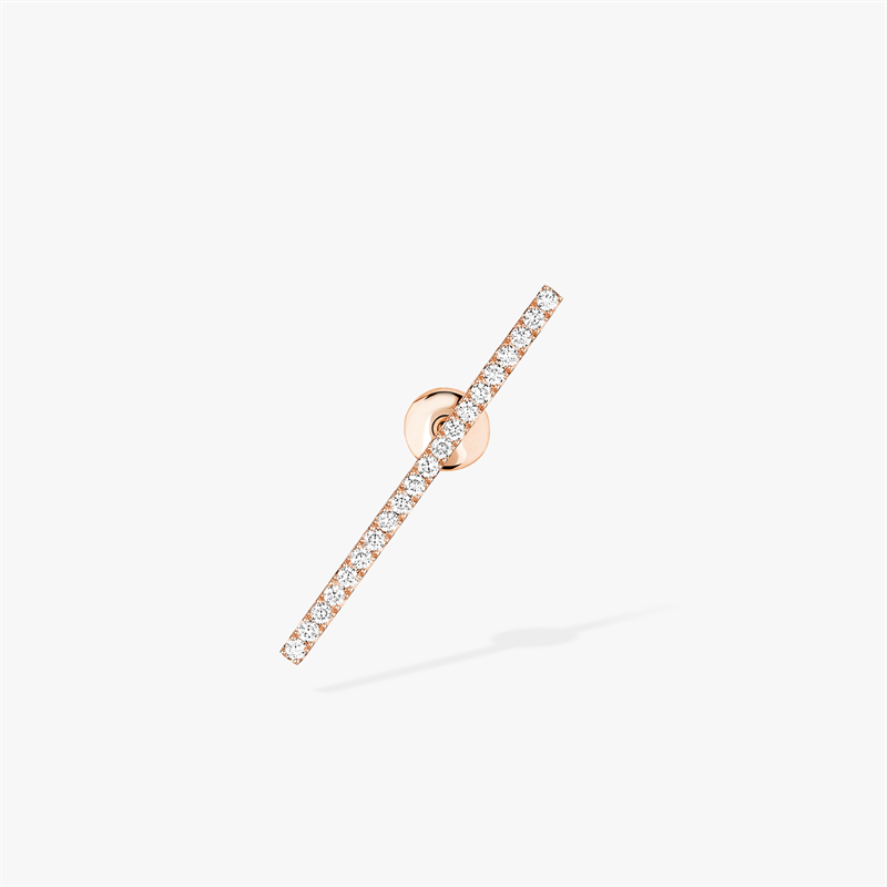 Messika Gatsby Earrings With Rose Gold