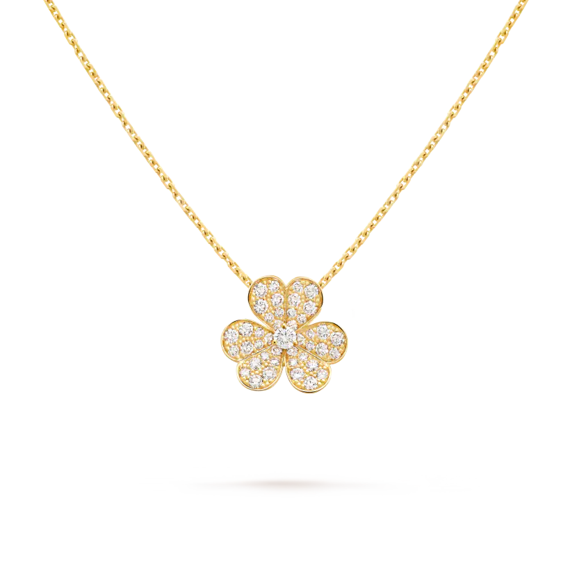 Van Cleef & Arpels Frivole pendant necklace in gold