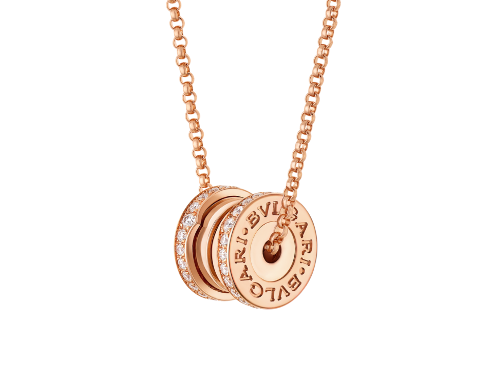 BVLGARI B.zero1 Series Necklaces With Rose Gold