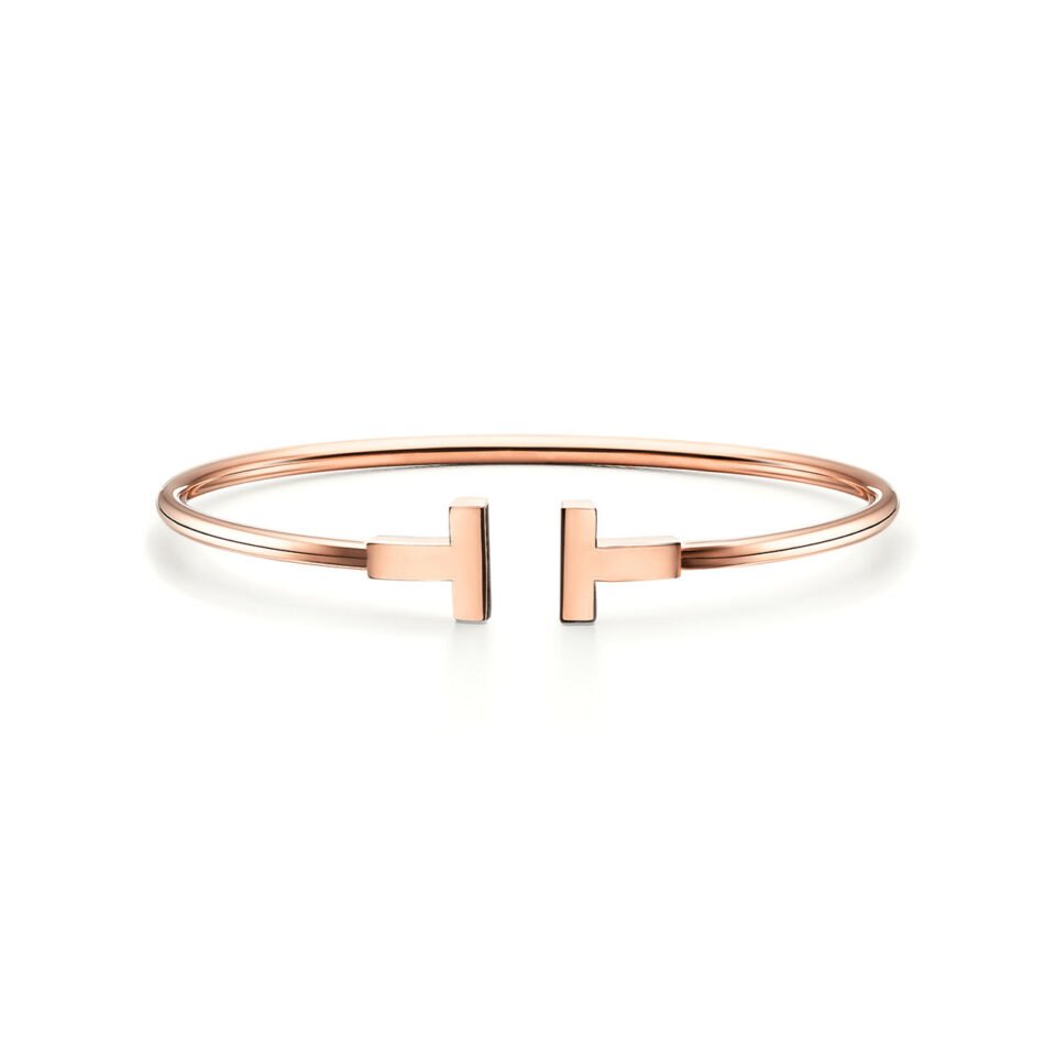 Tiffany T Series Coil Bracelets 18K Rose Gold