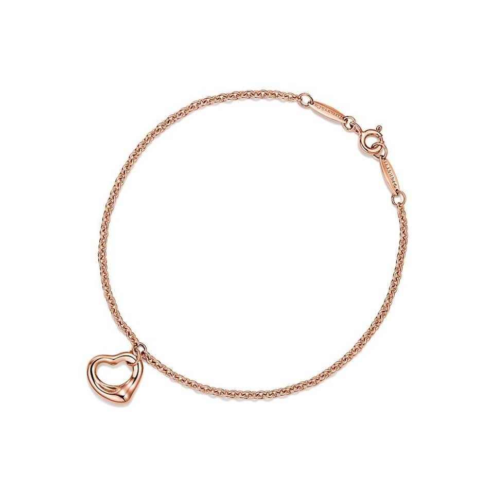 Elsa Peretti ®  Series Open Heart Bracelet 18K Rose Gold