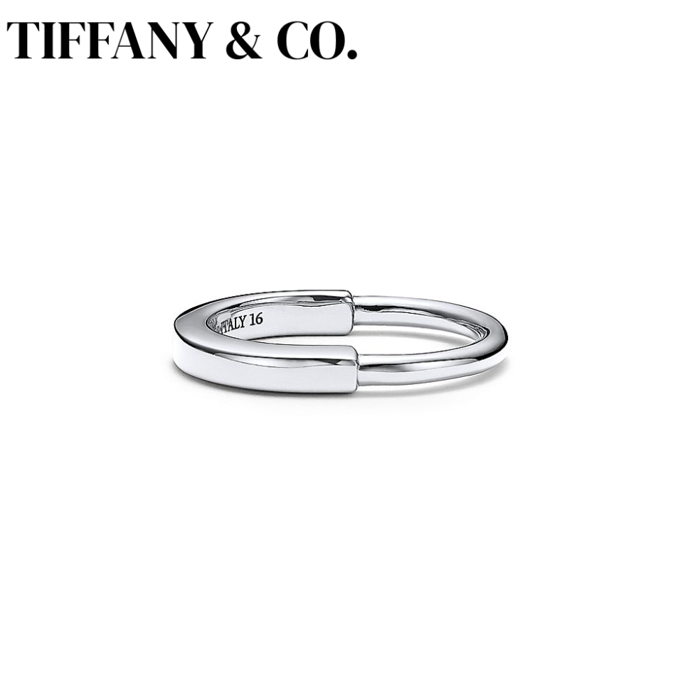 Tiffany Lock Series S925 Sterling Silver Rings