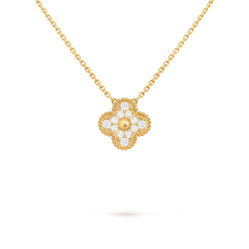 Van Cleef & Arpels Vintage Alhambra pendant necklace in gold