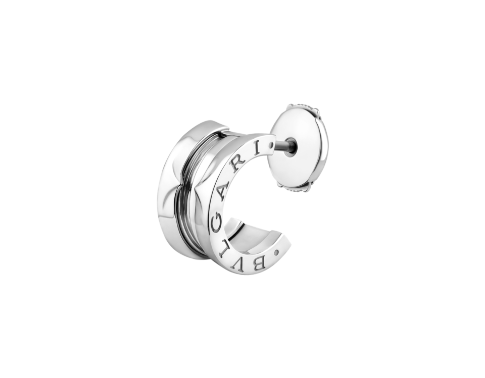 BVLGARI B. Zero1 series single-sided earrings With 925 Sterling Silver