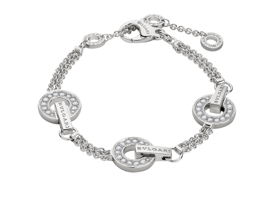 BVLGARI Bracelets Hollow Circle Bracelet With 925 Sterling Silver
