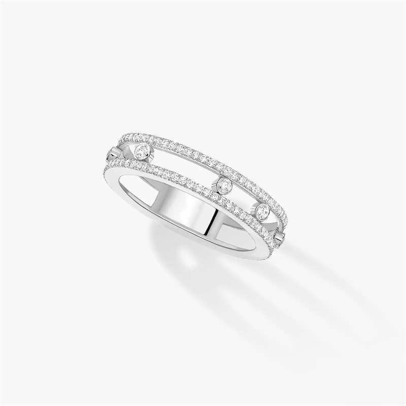 MESSIKA Move Romane Series Rings With 925 Sterling Silver