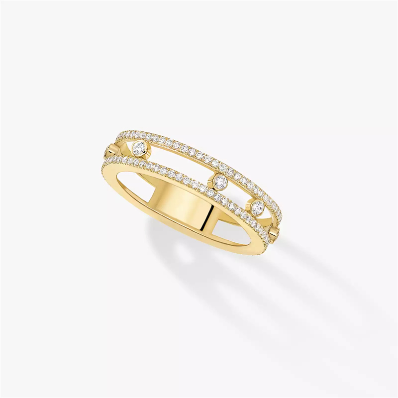 MESSIKA Move Romane Series Rings With Gold