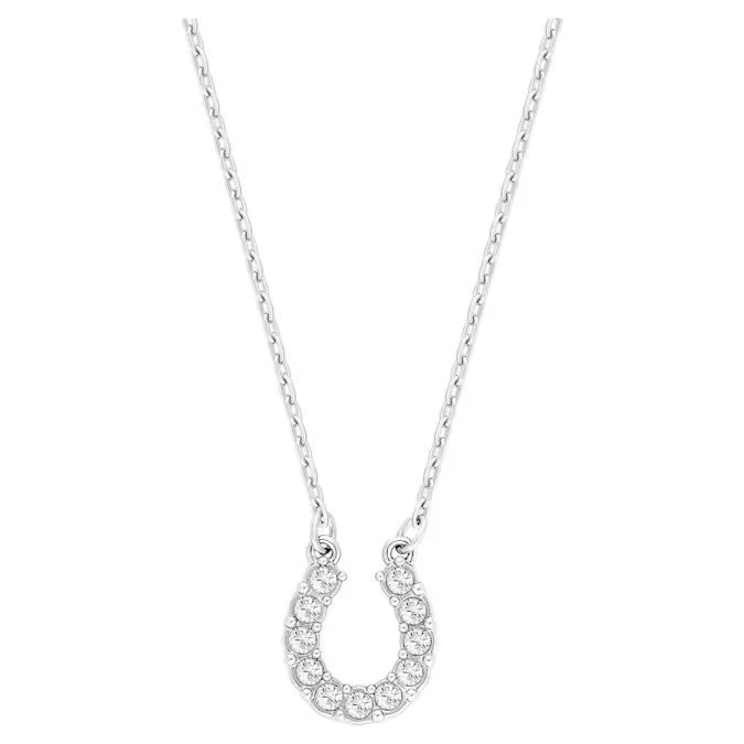 Swarovski Towards necklace horseshoe, white sterling silver S925