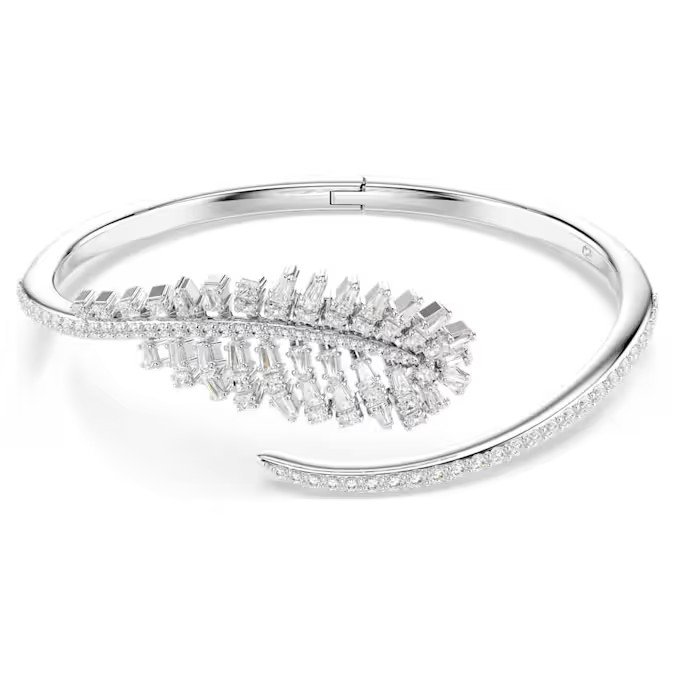 Swarovski Vienna bracelet mixed cut, feather, white sterling silver S925