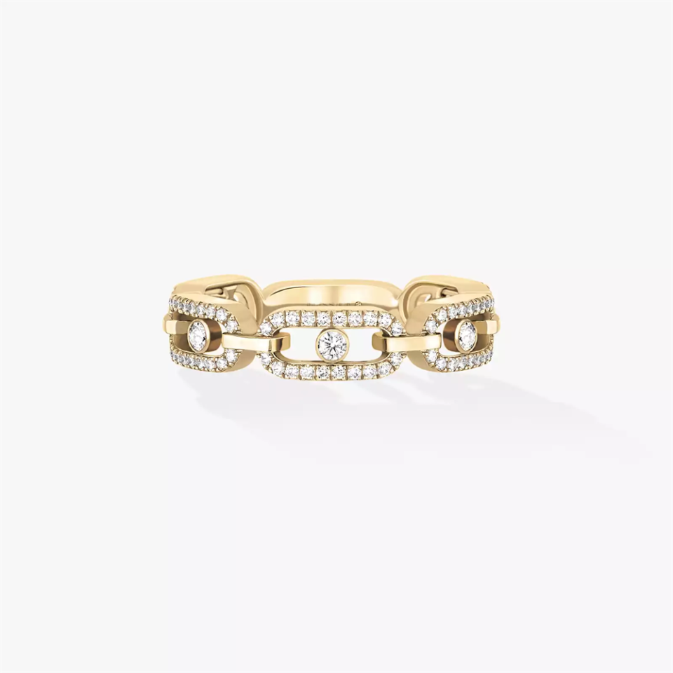 MESSIKA Move Link Diamond Inlaid Multiple Circles With Gold