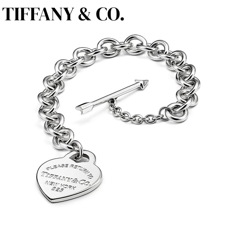 Tiffany Return to Tiffany ™  Series Arrow Heart Bracelets S925 Sterling Silver